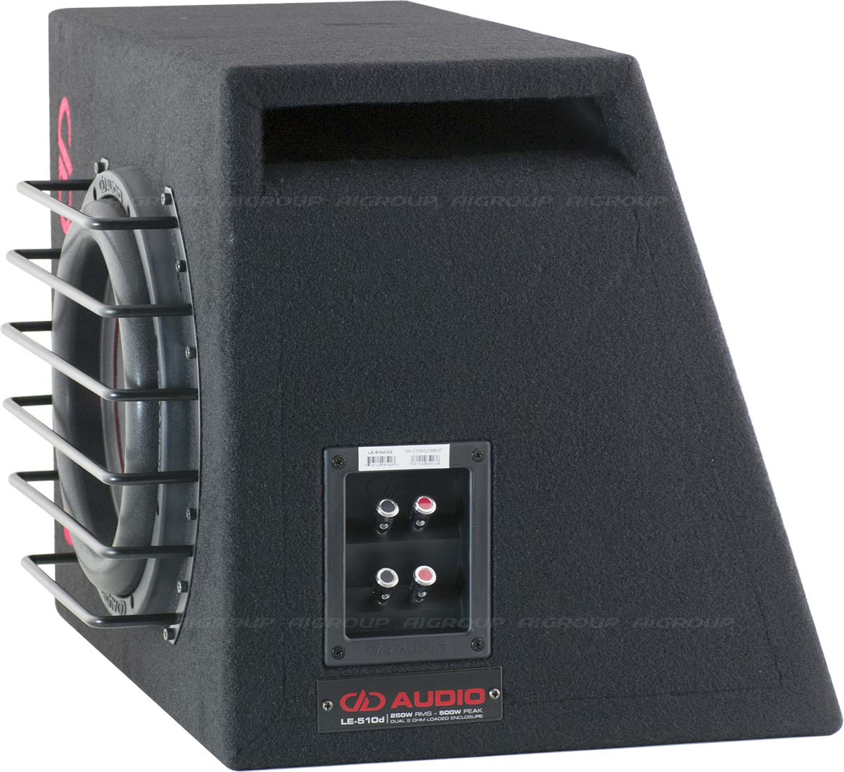DD Audio LE-510d-D2 bass reflex subwoofer 10" (250 mm).