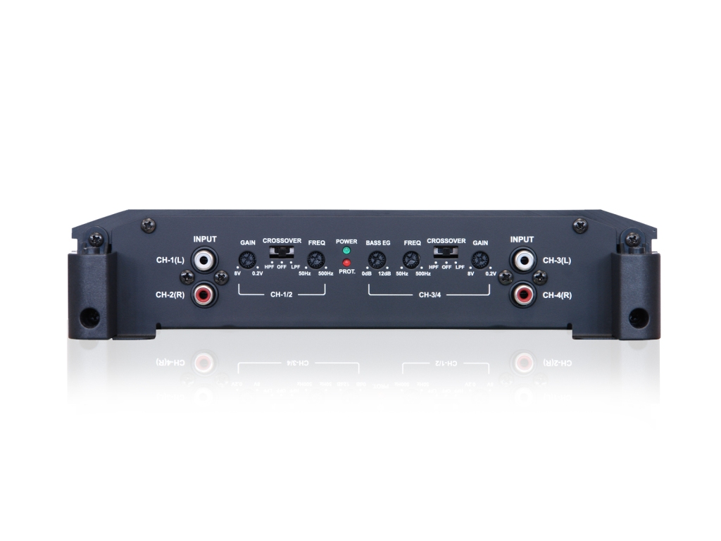 Alpine BBX-F1200 (AB class) power amplifier (4-channel).