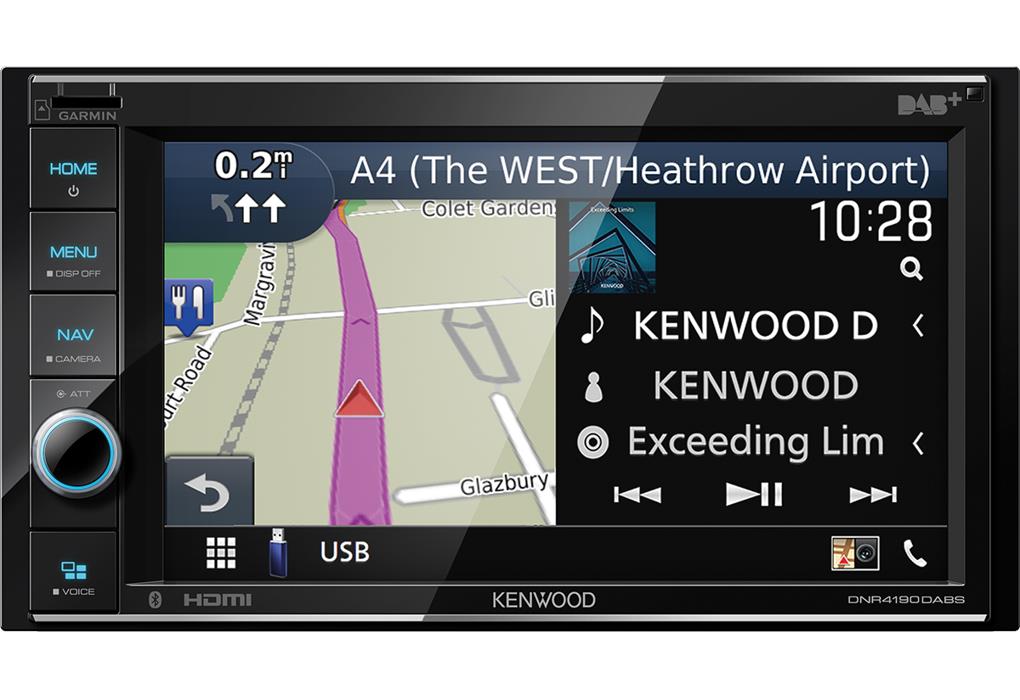 Kenwood DNR4190DABS multimedia AV receiver with Garmin Navigation (6.2").
