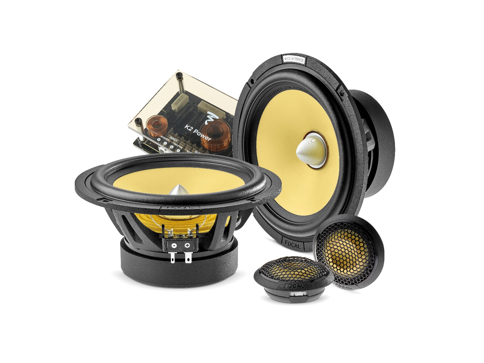 Focal ES 165 K2 EVO component speakers (165 mm).