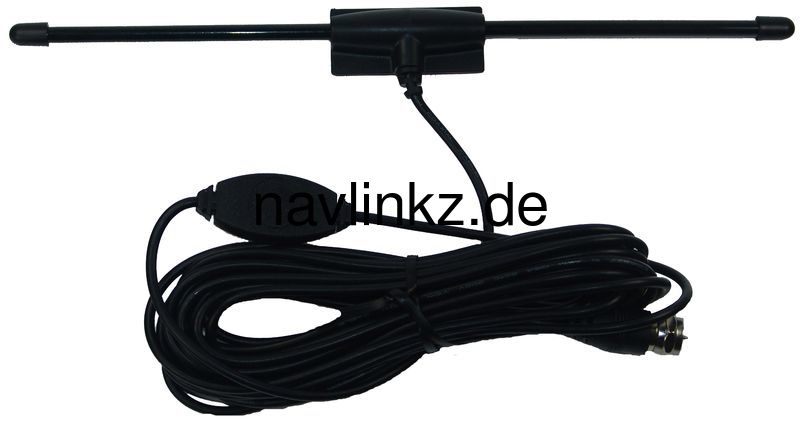 Universal car TV antenna (DVB-T, active, 5 volt). NavLinkz