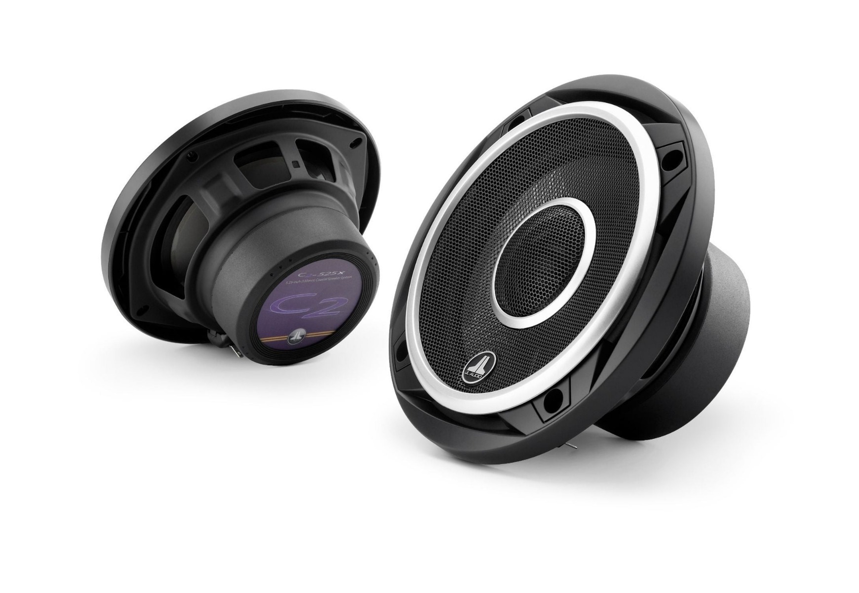 JL Audio C2-525x coaxial speakers (130 mm).