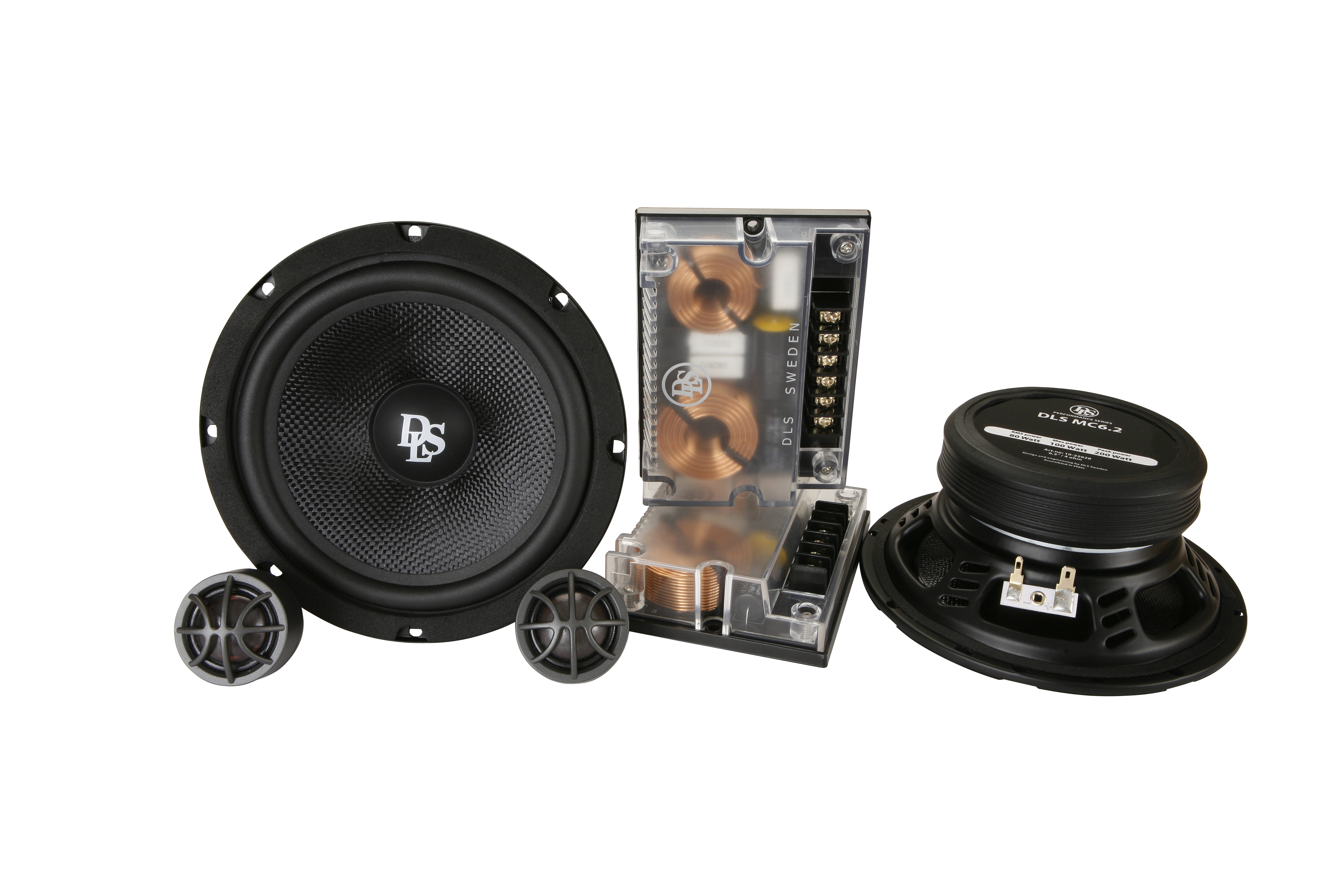 DLS MC6.2 component speakers (165 mm).