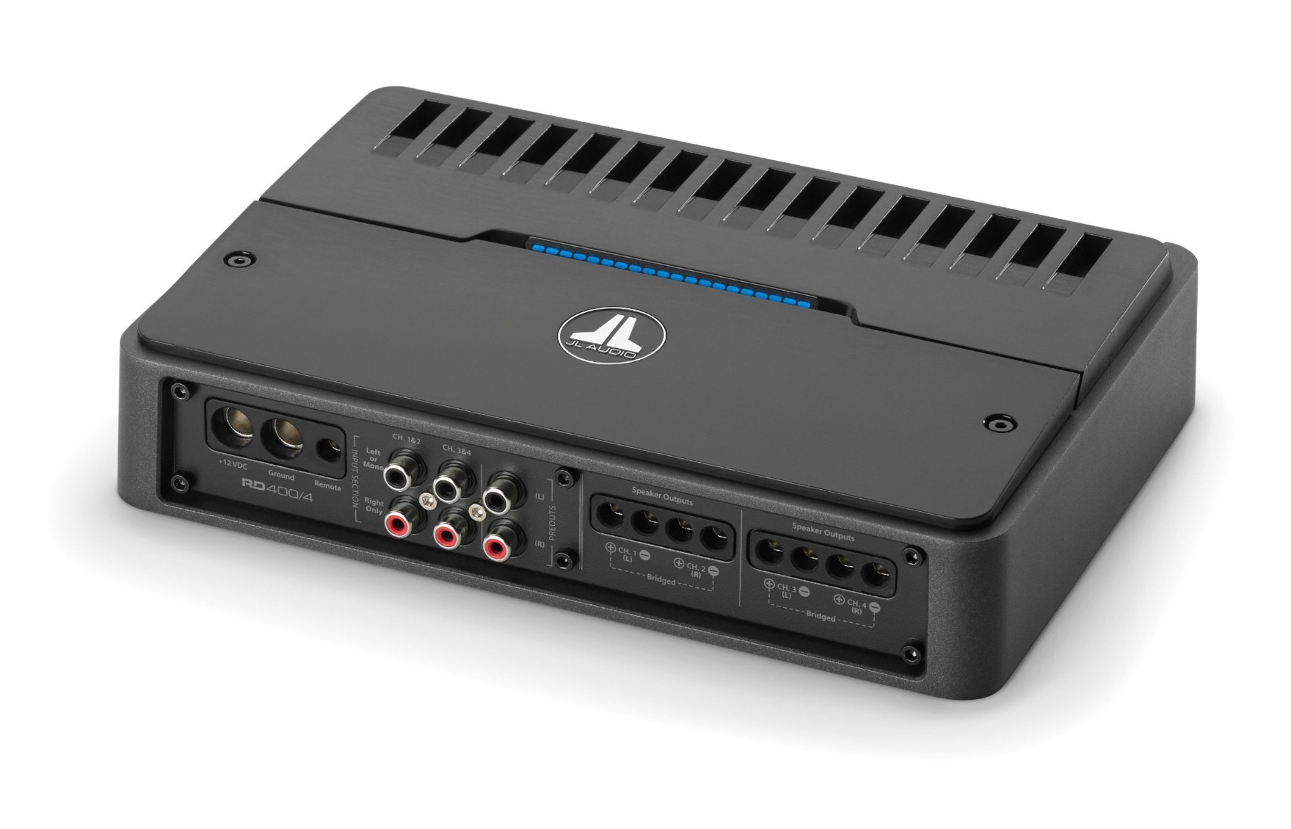 JL Audio RD400/4 (D class) power amplifier (4-channel).