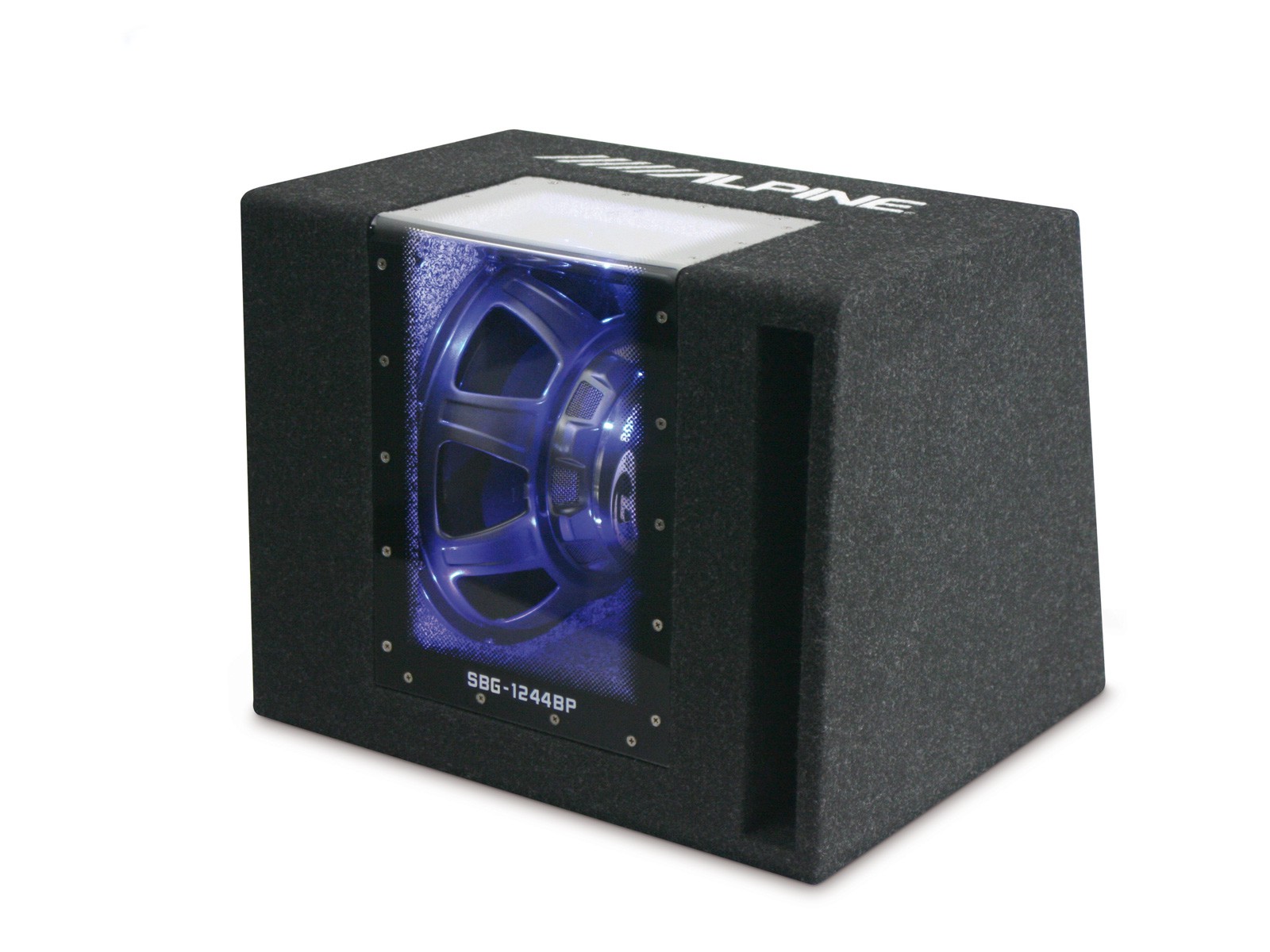 Alpine SBG-1244BP bass reflex subwoofer 12" (300 mm).