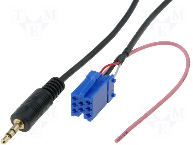 Blaupunkt, Becker, VDO (Mini ISO - Jack) adapter AUX