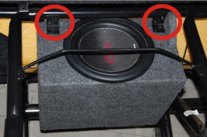 Citroen Jumper (2006->), Fiat... subwoofer box (stealth). FIAT.01