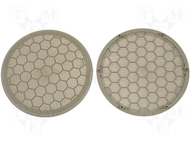 VW Golf IV (1997->), Passat (1996->), Seat speaker grill, beige (165 mm). 20.210/K-BG
