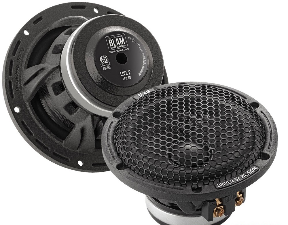 Blam LFR80 full-range speaker (80 mm).