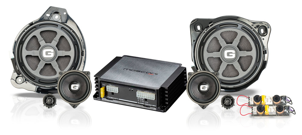 Gladen SoundUp installation kit for Mercedes C, E, GLC class (2014->).