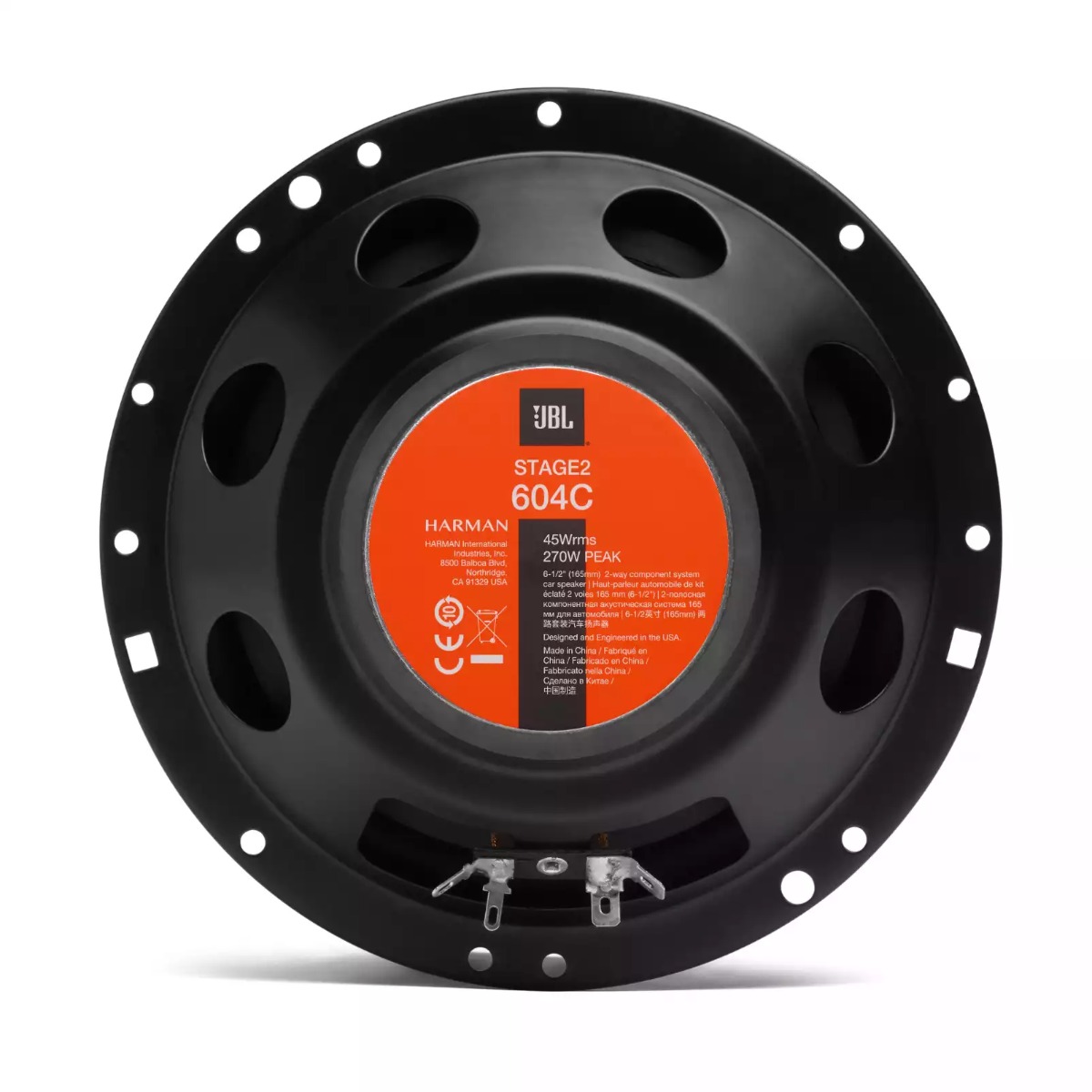 JBL 604C component speakers (165 mm).