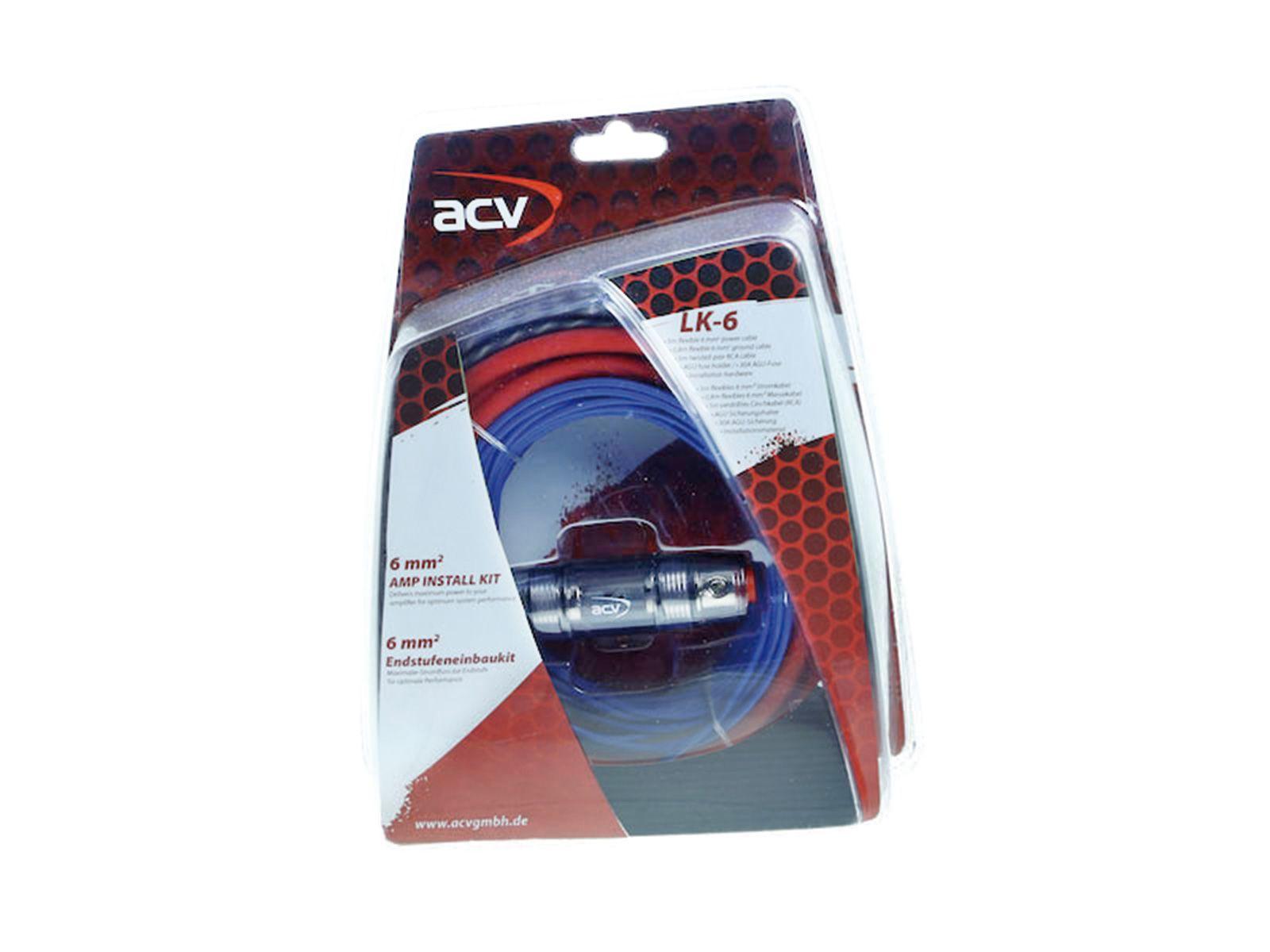 ACV LK-6 amplifier install KIT (6 mm²).