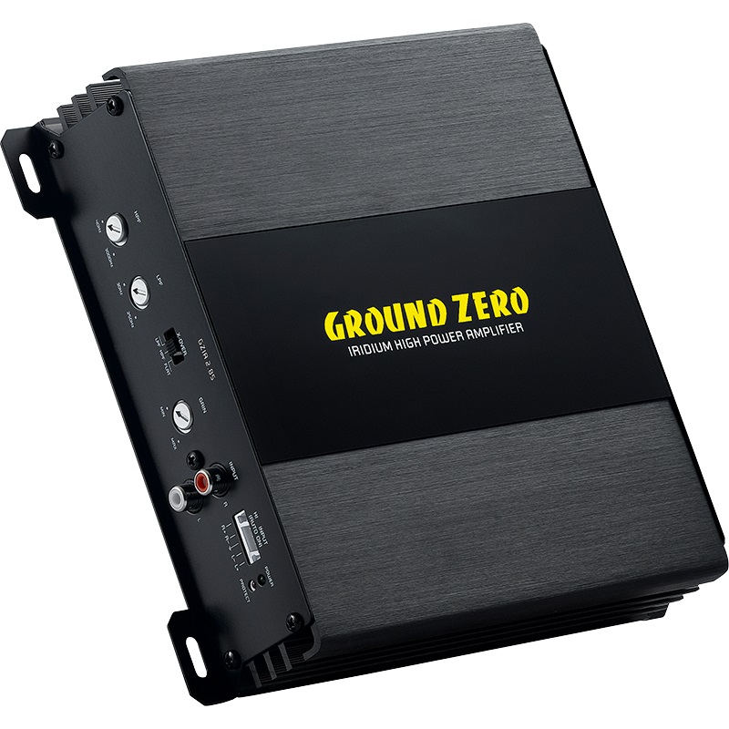  Ground Zero GZIA 2.85 (AB class) power amplifier (2-channel).