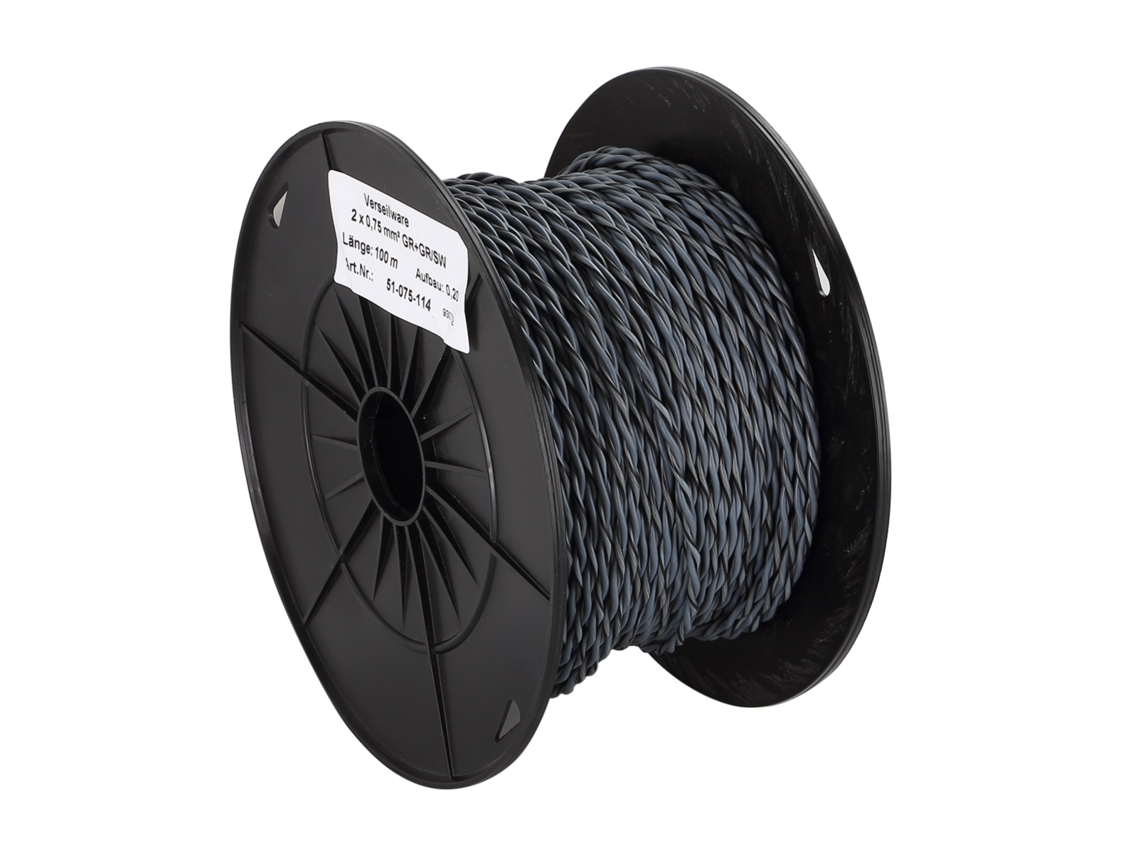 ACV (OFC) high-performance cables twisted for speakers (0.75 mm²). 075-114