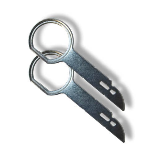 Audi, Ford, Mercedes, VW radio release key. 