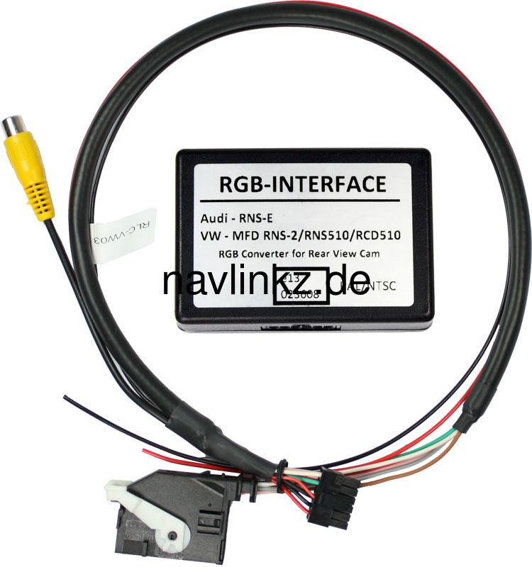 Bentley multimedia interface (RVC, VIDEO IN). RLC-V02