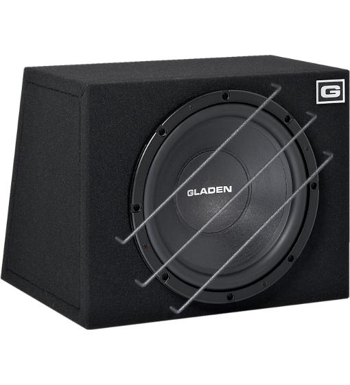 Gladen ALPHA 10 SB boxed subwoofer (250 mm).
