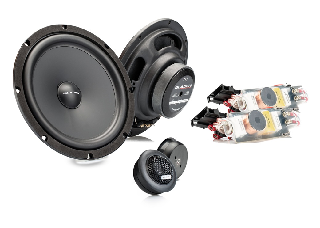 Gladen ONE 200 T5 G3 component speakers (200 mm) for VW.