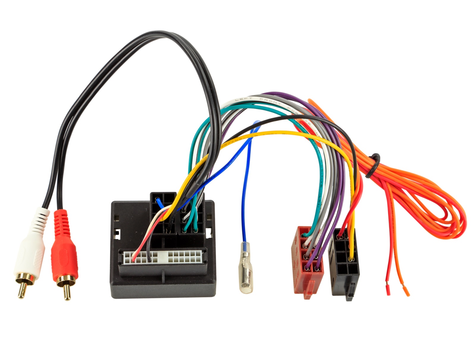 Audi, Seat... adapter Quadlock-RCA (for active audio systems, 2 channel). 1338-50