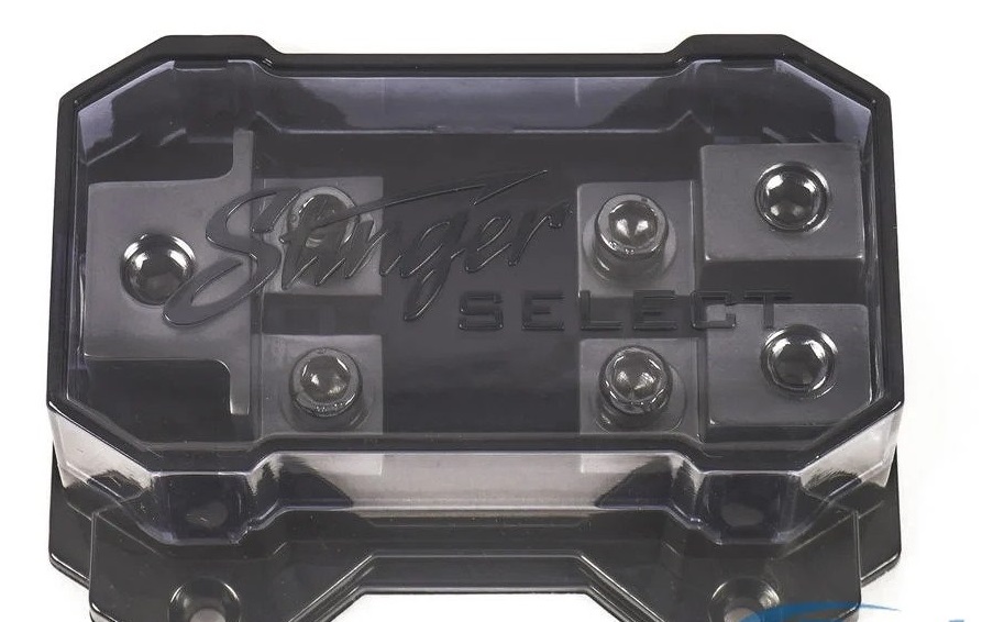 Stinger power distribution block with fuse holder. SSFDB024