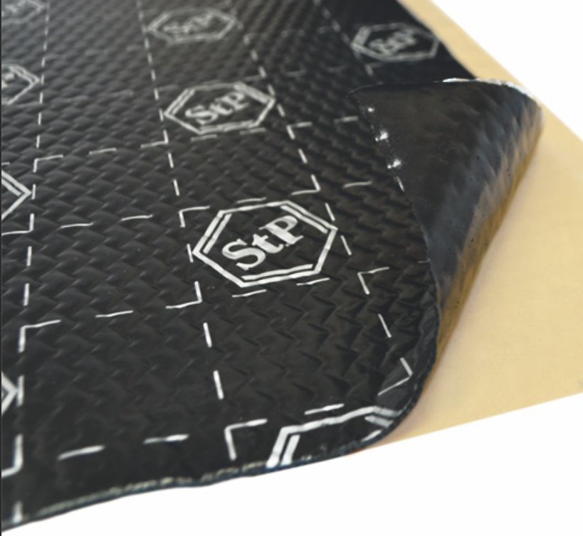 STP Black Silver self-adhesive damping mat, shop pack (1.8 mm., 0.1 m²).