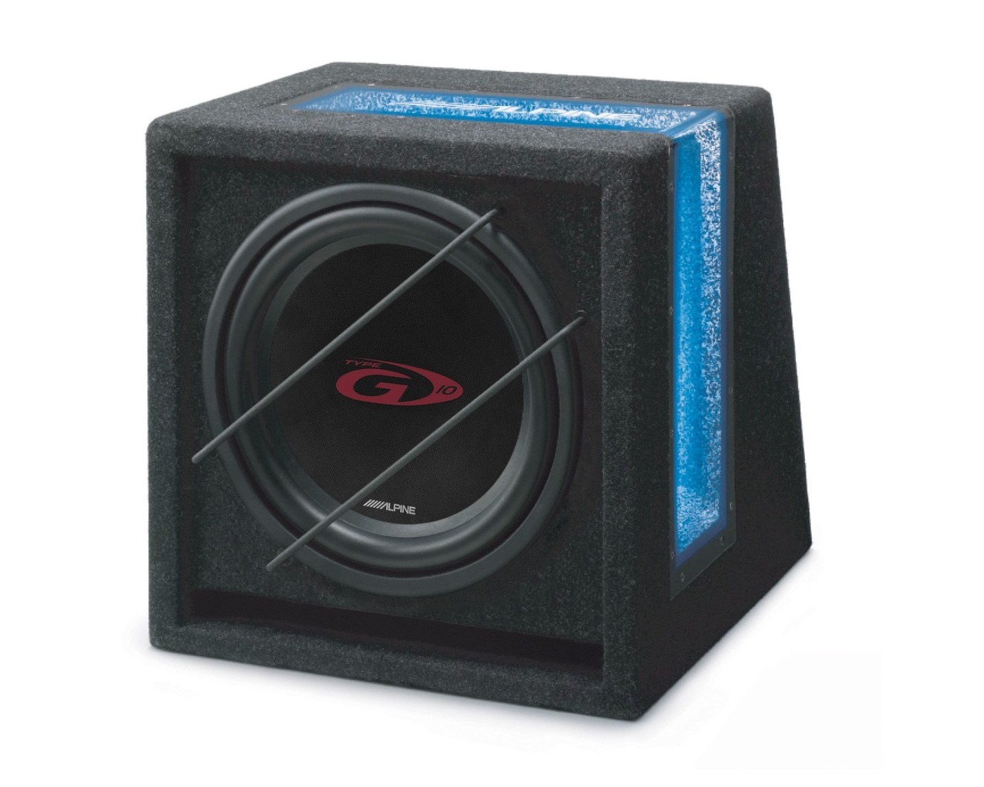 Alpine SBG-1044BR bass reflex subwoofer 10" (250 mm).
