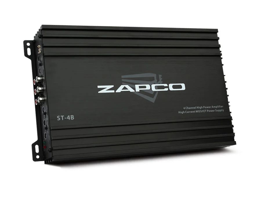 Zapco ST-4B (AB class) power amplifier (4-channel).