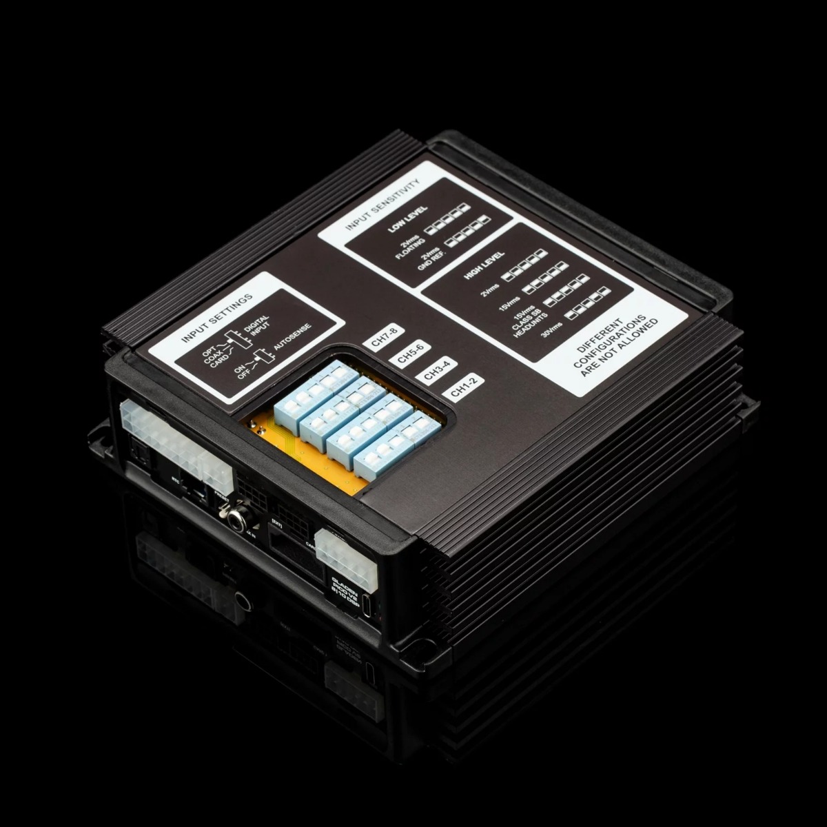 Mosconi PICO v2 8|10 DSP (D class) power amplifier (8-channel).