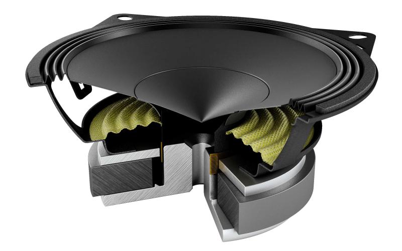 Audison AP 4 midrange speaker (100 mm).