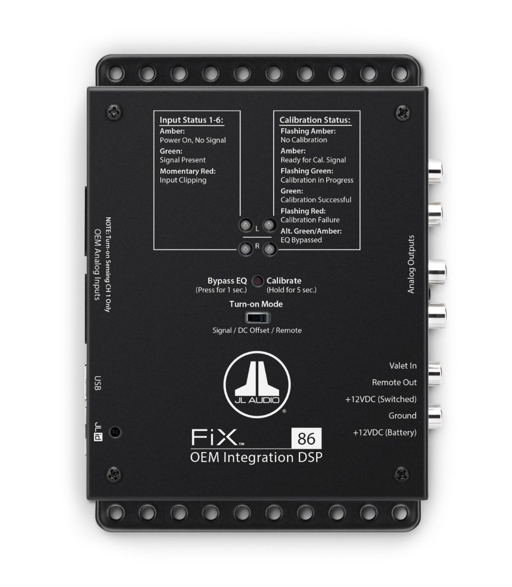 JL Audio FiX-86 OEM integration digital sound processor DSP.