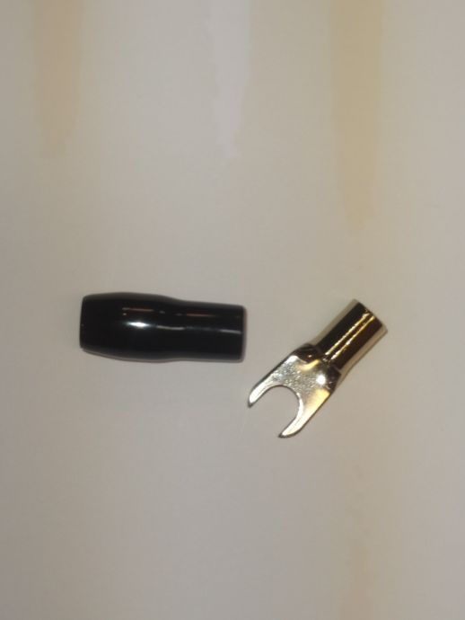 U-terminals for cable. Gladen (Black, 20 mm2)