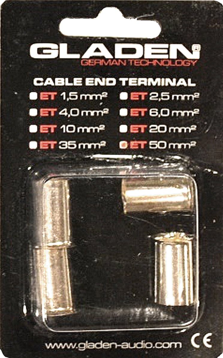 End-Terminal cable. Gladen (50 mm2).