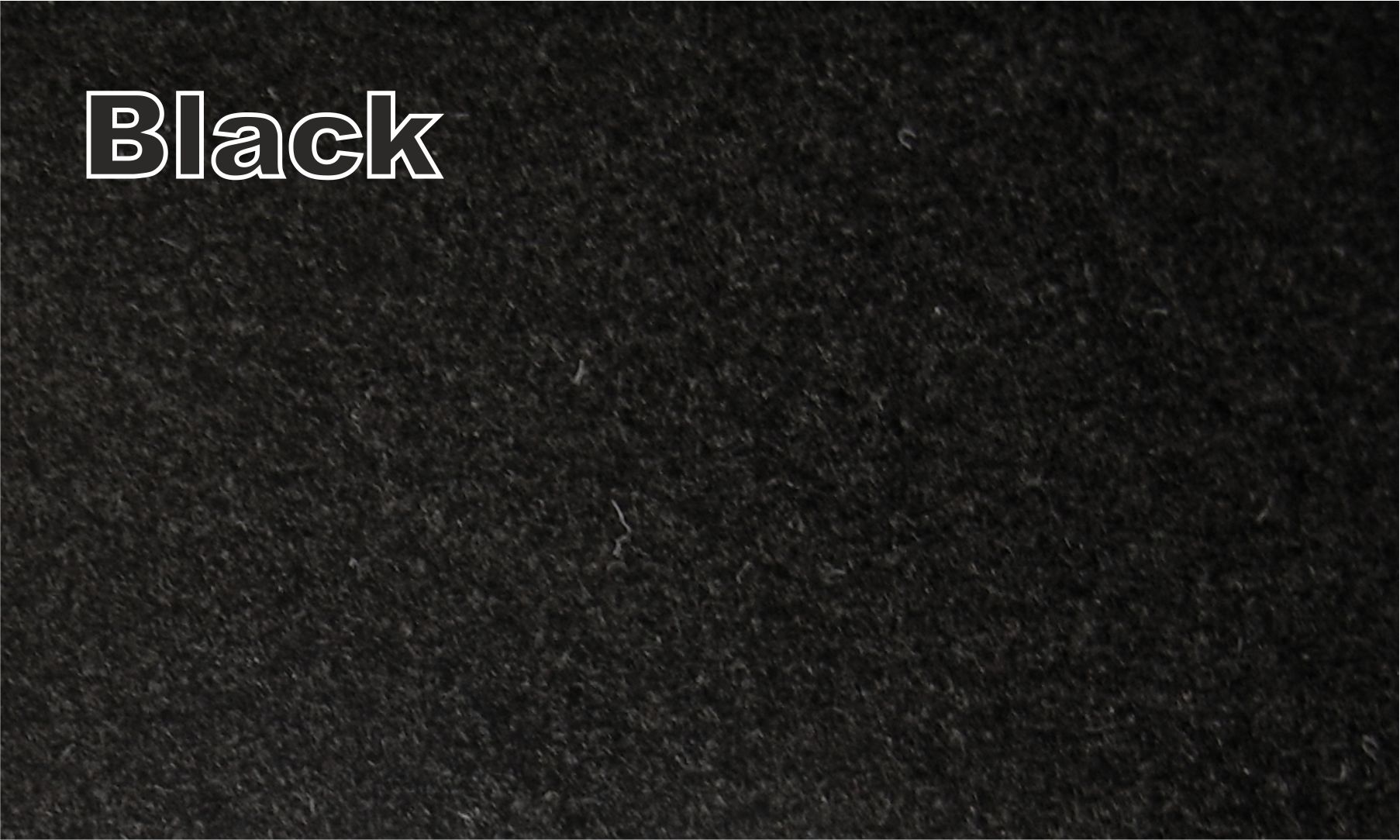 Carpet, BLACK (Italy, width 1.5 m). MOQ-950