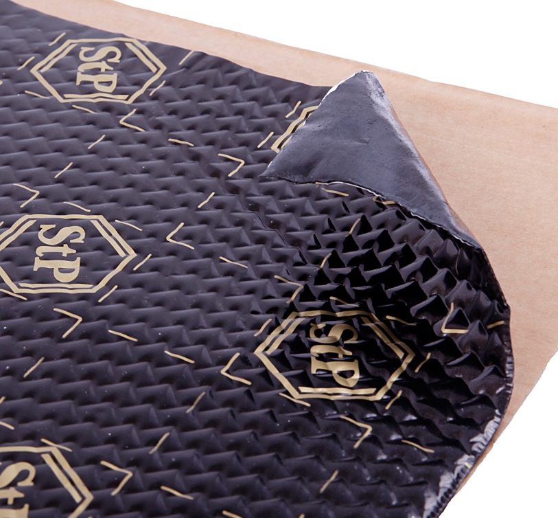 STP Black Gold self-adhesive damping mat, bulk pack (2.3 mm., 0.375 m²).