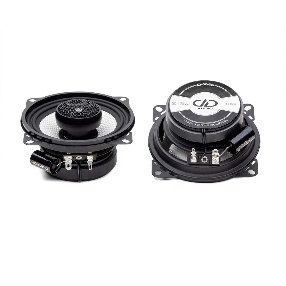 DD Audio D-X4b coaxial speakers (100 mm).