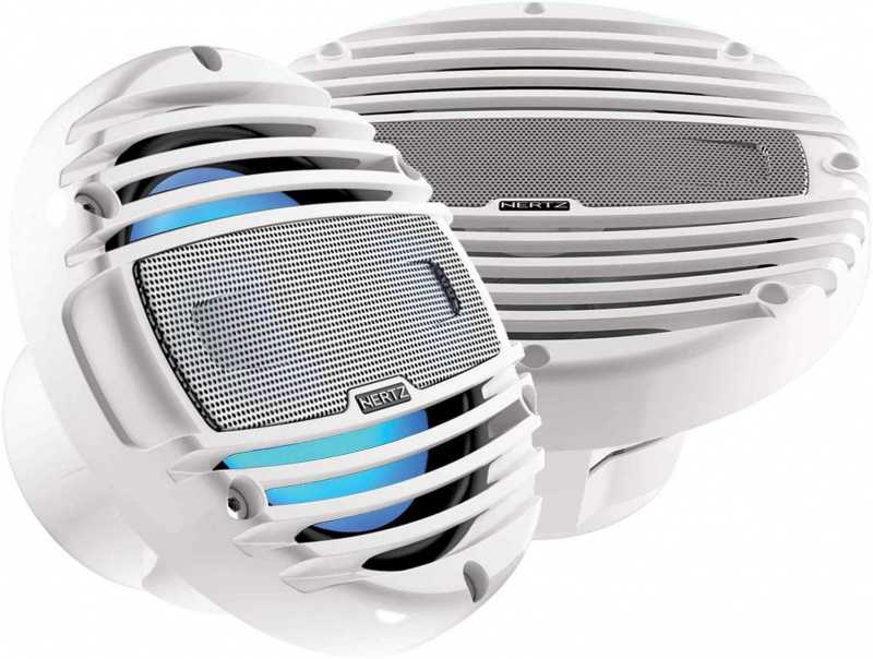 Hertz HMX 6.5 LD marine coaxial speakers (165 mm).