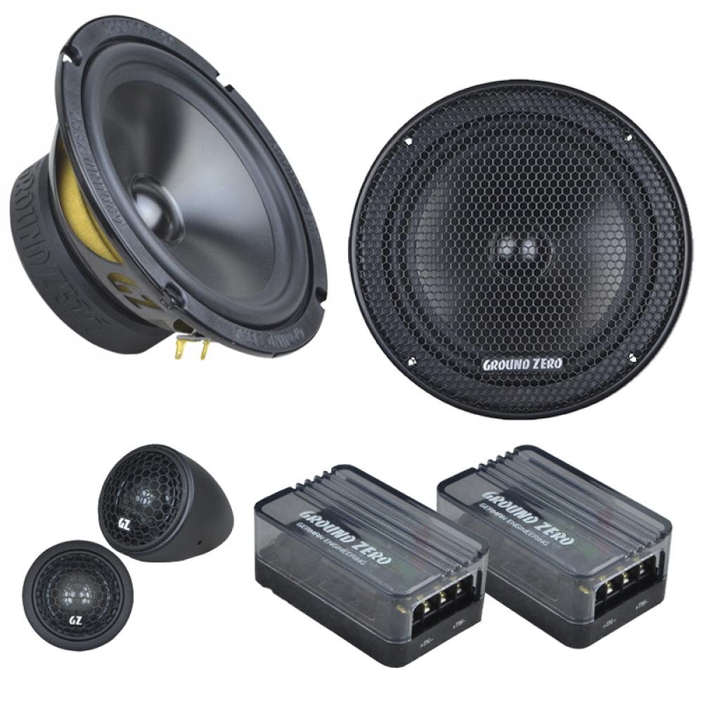 Ground Zero GZRC 165/28-IV SQ component speakers (165 mm).