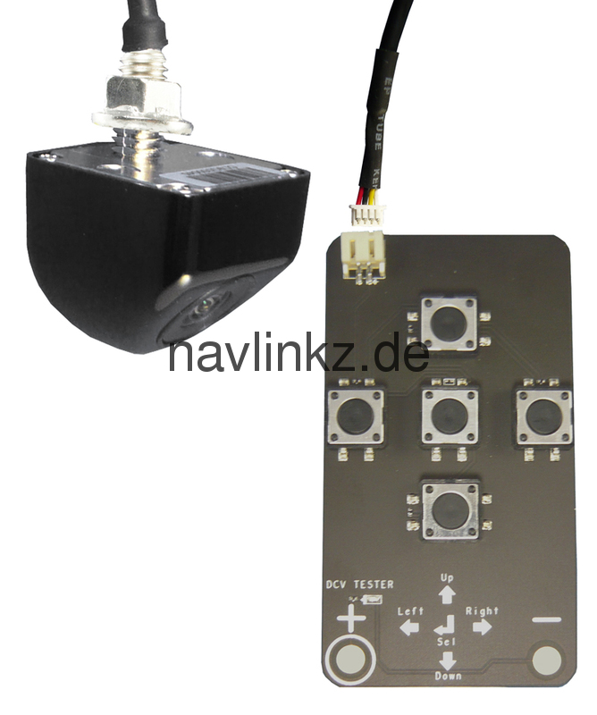 Universal rear view camera (RVC). NavLinkz