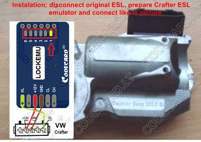 ESL, ELV emulator for BMW, VW... LOCKEMU2
