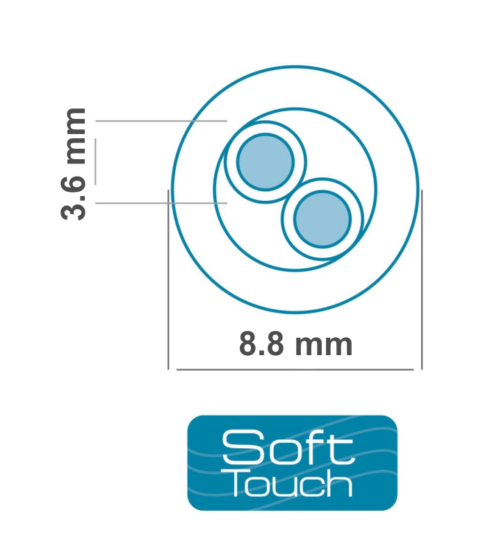Audison Connection (OFC) high-performance cables for speakers (2.69 mm²). S 212.2