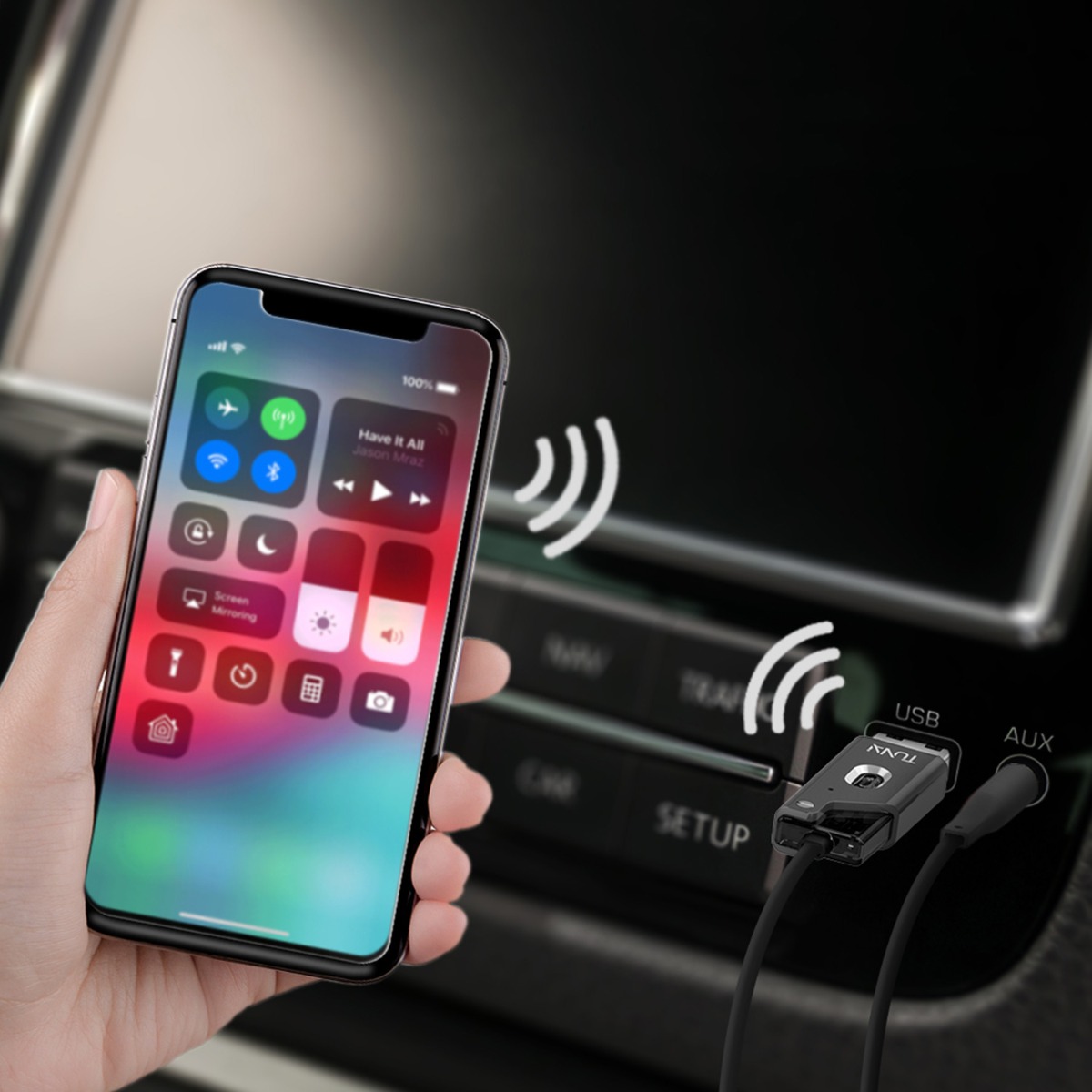 Tunai Firefly chat Bluetooth music receiver & handsfree call.