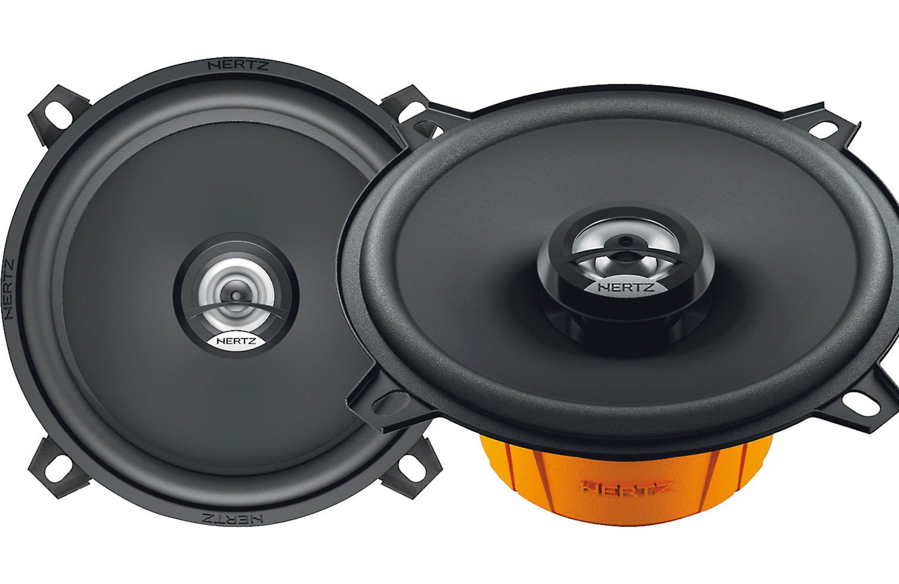 Hertz DCX 130.3 coaxial speakers (130 mm).