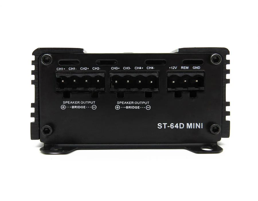 Zapco ST-64D SQ MINI (D class) power amplifier (4-channel).