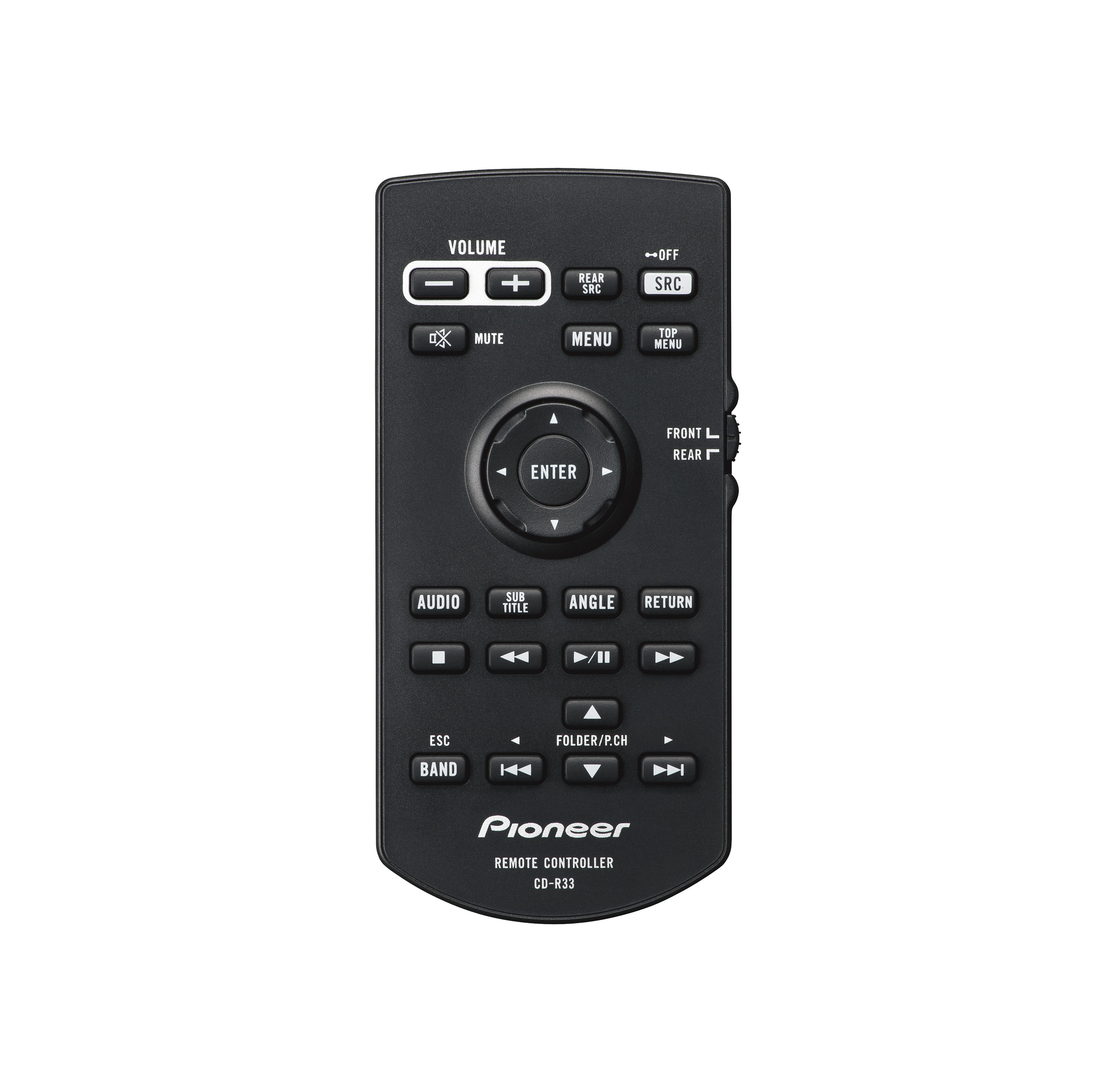 Pioneer CD-R33 remote control.