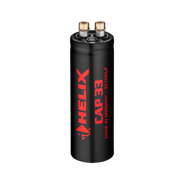 Helix CAP 33 car audio capacitor (0.33 Farad).