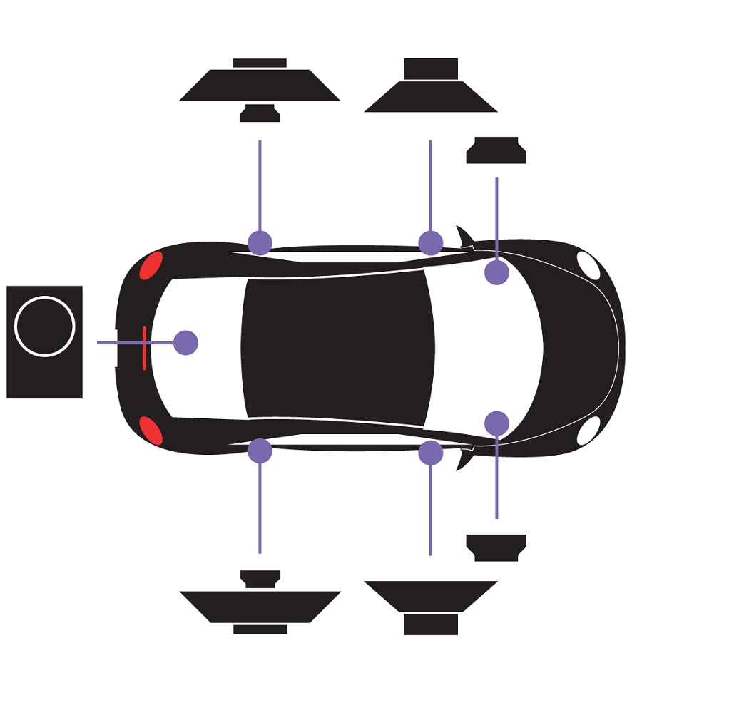 Focal INSIDE PREMIUM 6.1 installation kit for Lexus (->2024).