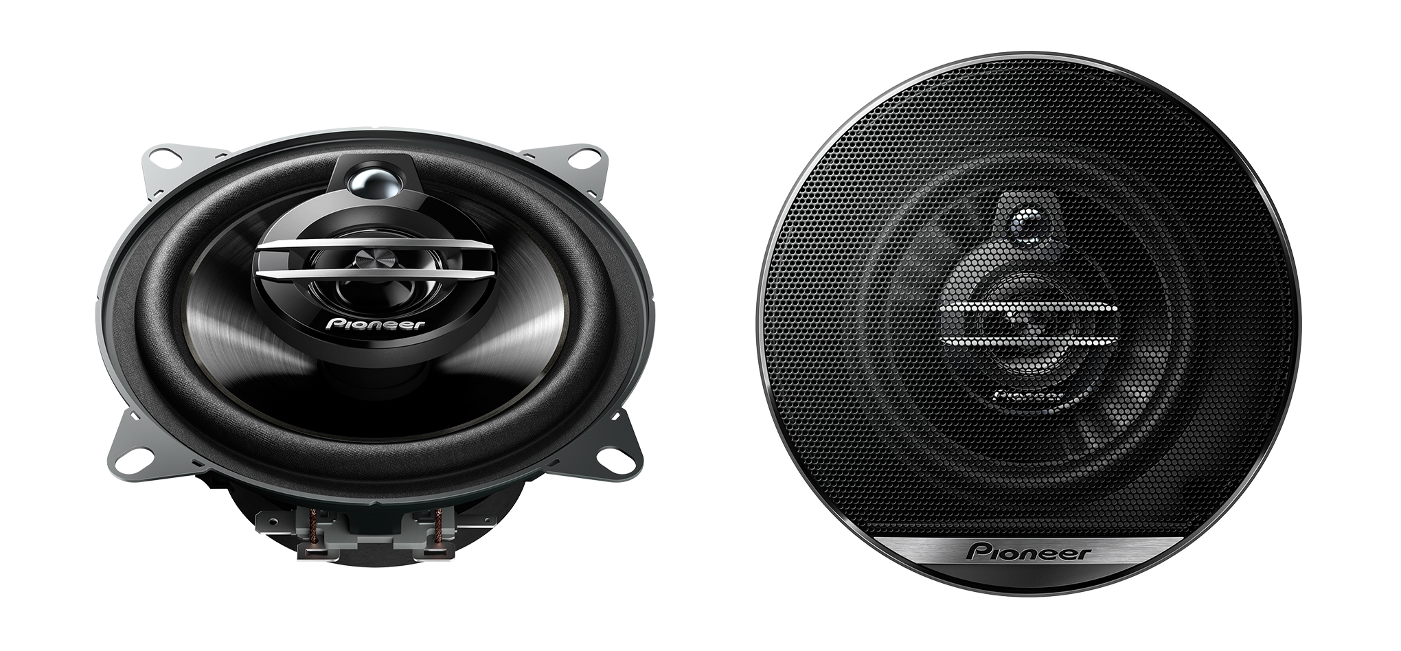 Pioneer TS-G1030F coaxial speakers (100 mm).