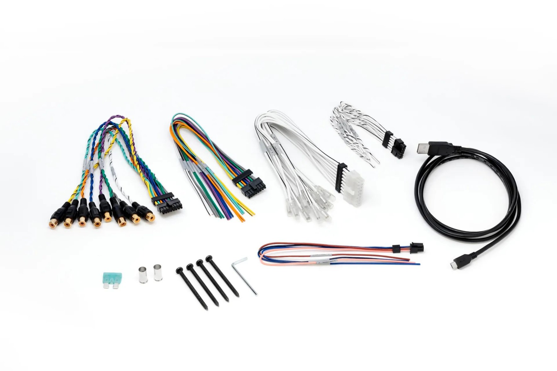 Audison Forza AF M8.14 bit (D class) power amplifier (8-channel) with DSP.